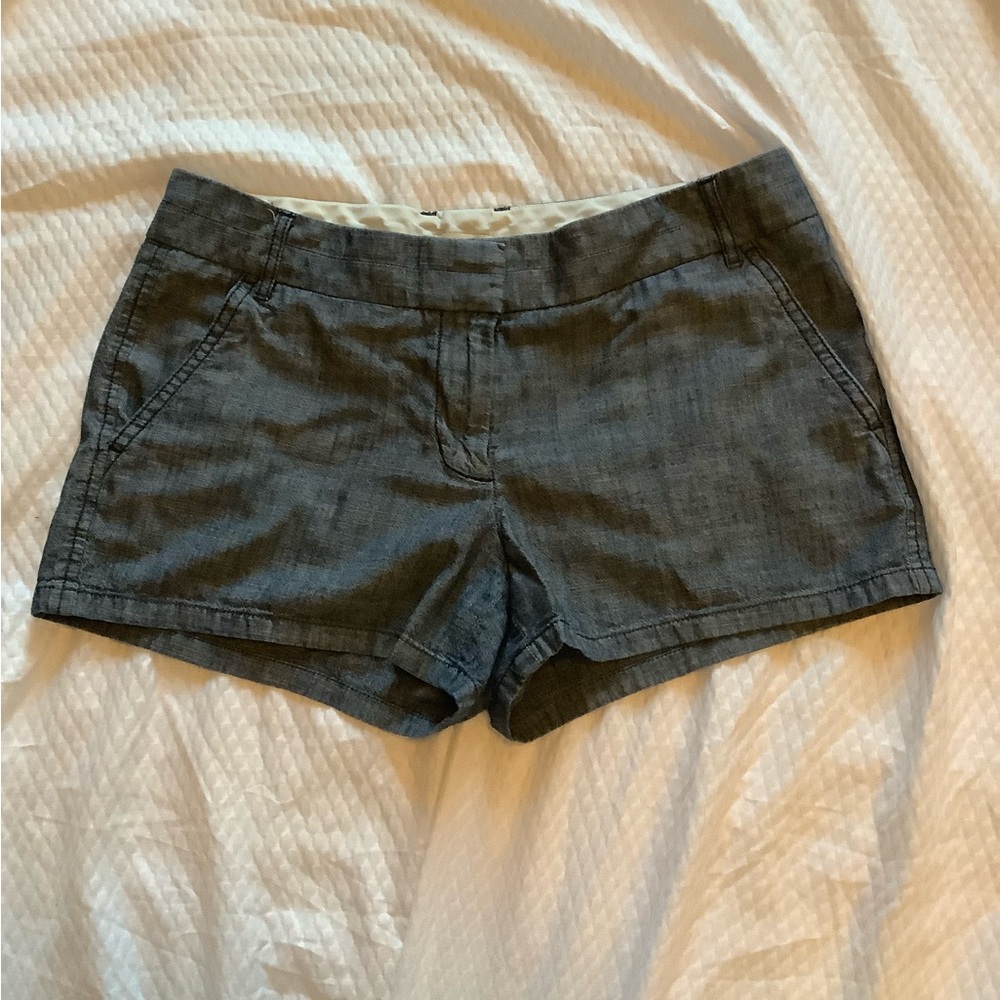 J. Crew Classic Chino Short 3.5 Inch Blue Chambray Size 6